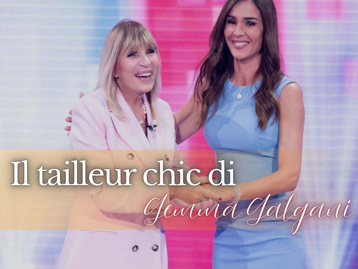 Il tailleur di Gemma Galgani a Verissimo è per le donne âgé che non vogliono rinunciare allo stile