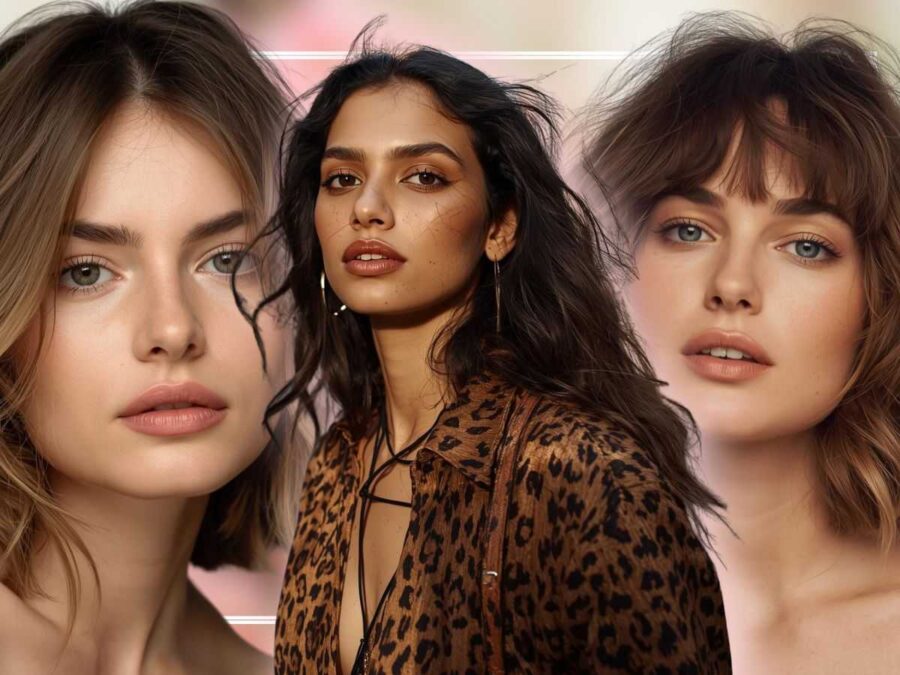 modelle con trucco molto semplice