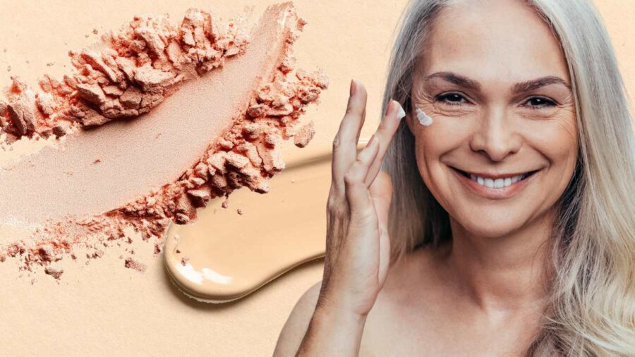 polvere o crema per truccarsi
