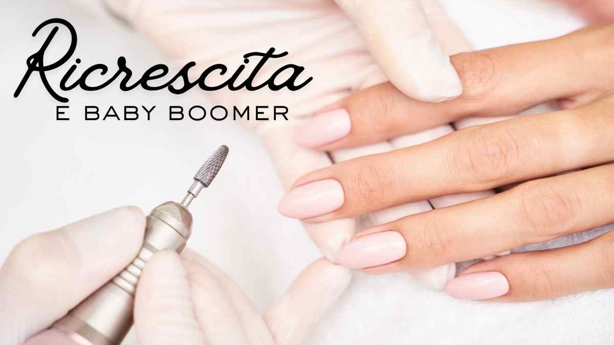 Unghie "Baby Boomer": la sfumatura delicata che nasconde la ricrescita per un mese