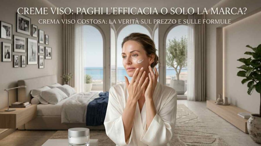 Creme viso costose: la verità scioccante. Paghi la marca o l'efficacia?