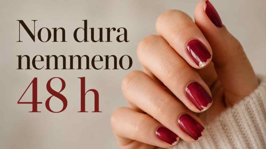 Perché lo smalto si sbecca dopo 48 ore (il trucco dell’aceto che lo fa durare settimane)