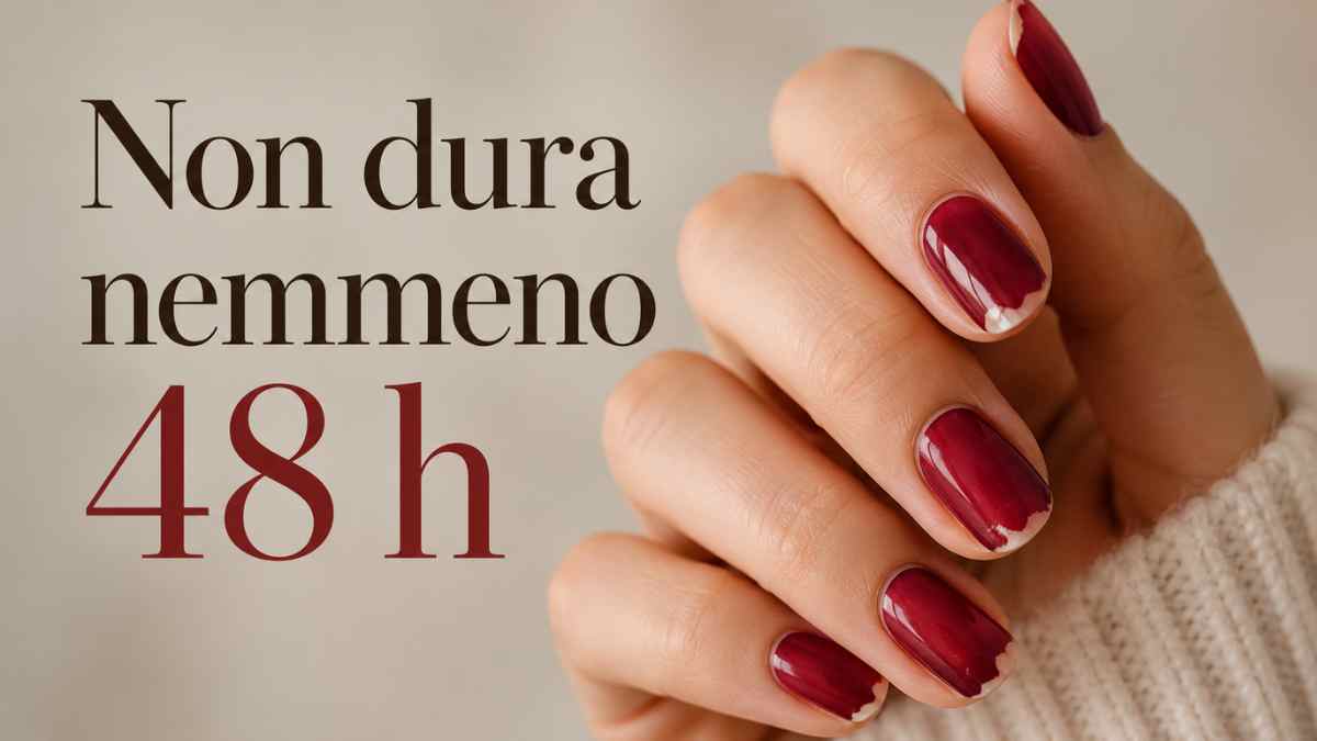 Perché lo smalto si sbecca dopo 48 ore (il trucco dell’aceto che lo fa durare settimane)