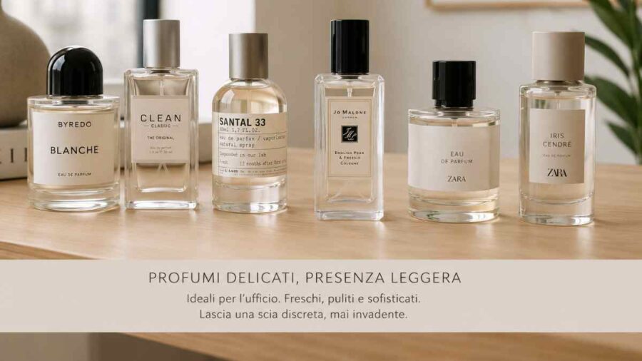 Il profumo "da ufficio": come essere elegante e professionale senza dare fastidio ai colleghi.