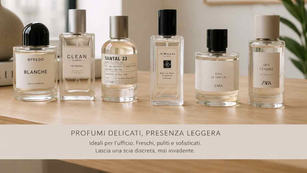 Il profumo "da ufficio": come essere elegante e professionale senza dare fastidio ai colleghi.