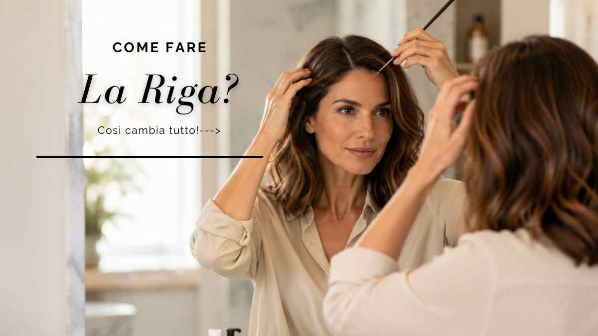 La riga che ti ringiovanisce: come spostare i capelli per sollevare subito gli zigomi